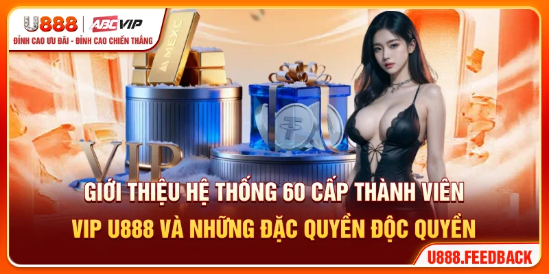 Giới thiệu hệ thống 60 cấp thành viên VIP U888 và những đặc quyền độc quyền