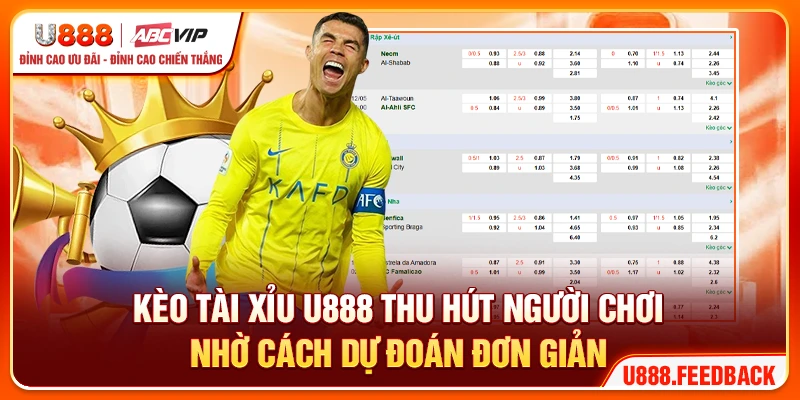Kèo tài xỉu U888 thu hút người chơi nhờ cách dự đoán đơn giản 